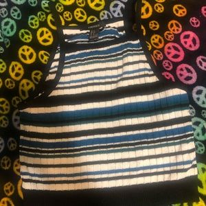 Stripped Halter Top